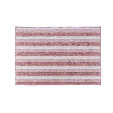 Tapete decorativo alfombra de piso con mechones a rayas degradadas rosa -  Miniso