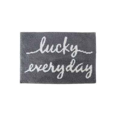 Tapete decorativo alfombra de piso serie letter gris -  Miniso