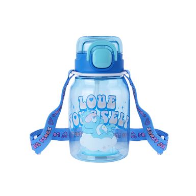 Tomatodo de plástico colección care bears tritan para niños con 600 ml azul -  Care Bears