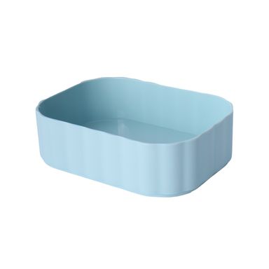 Organizador de plástico serie macaron para escritorio azul -  Miniso