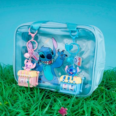 Llavero stitch dinner party slot machine stitch azul -  Disney
