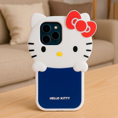 Case para celular de silicón hello kitty iphone 16 pro -  Sanrio