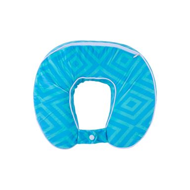 Almohada de viaje para el cuello en forma de u de espuma viscoelástica con forma única azul claro -  Miniso