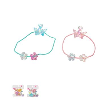Set de ligas para cabello miniso coronas 2 pzas. -  Miniso