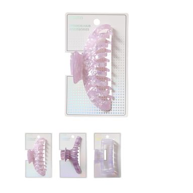 Pinza para cabello miniso nacarada morado  -  Miniso