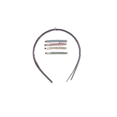 Set de vincha y broches para cabello miniso 6pzas -  Miniso