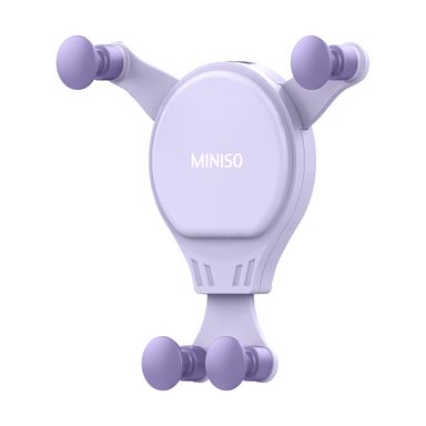 Soporte de coche gravity morado -  Miniso
