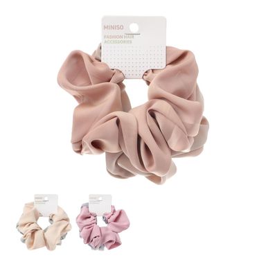 Liga cabello scrunchie 2 pcs satín -  Miniso