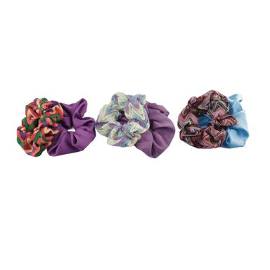 Set de ligas para cabello miniso boho tejidas 2 pzas -  Miniso