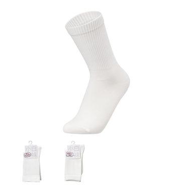 Medias basicas miniso estilo c blanco 2 pares -  Miniso