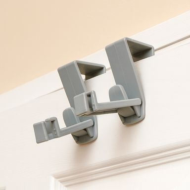 Gancho para puerta (2 uds.) (gris) -  Miniso