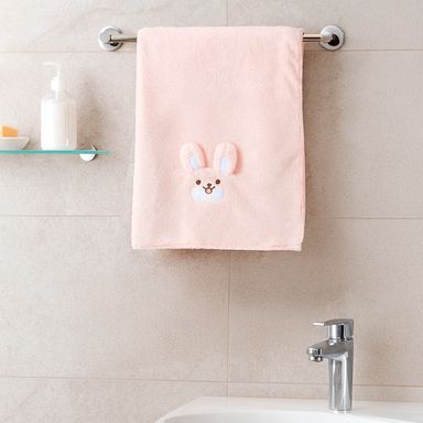 Toalla de baño miniso microfibra serie cute animals rabbit 80cm x 30cm -  Miniso