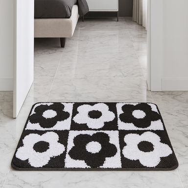 Tapete decorativo con flores de la colección black & white -  Black & White