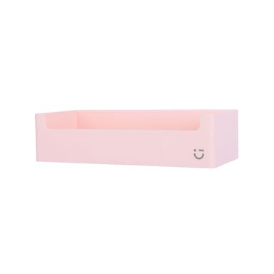 Organizador de plástico apilable rectangular rosa -  Miniso