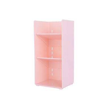 Organizador de plástico de 3 niveles rosa -  Miniso