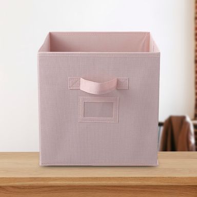 Organizador de tela de color solido azul rosa - Miniso