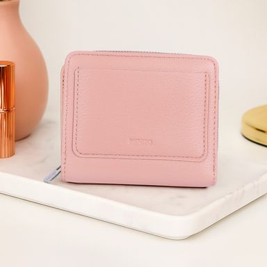 Cartera mujer bi-fold miniso rosa intenso -  Miniso