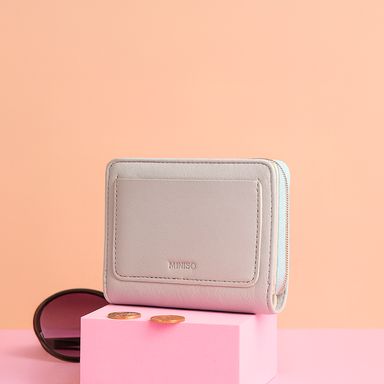Cartera mujer bi-fold miniso verde pálido -  Miniso