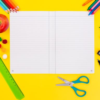 Set de libretas encuadernados con cosido 32 hojas de 3 piezas serie black & white -  Black & White