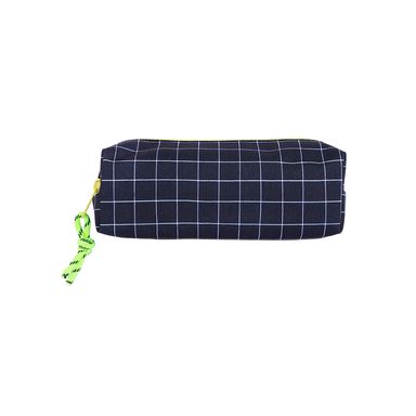 Cartuchera de tela oxford rejilla negra serie black & white -  Black & White