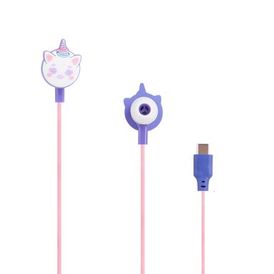 Audífonos intrauditivos tipo c mis pastelitos mod d02c unicorn -  Mis Pastelitos