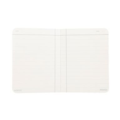 Cuaderno a6 con banda adhesiva 158 hojas serie black & white -  Black & White