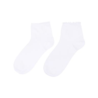 Medias basicos para mujer miniso olan blanco -  Miniso