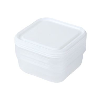 Taper para almacenar alimentos serie black & white 650 ml 3 unidades blanco -  Black & White