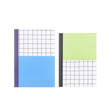 Juego de libros con cosido A5 y B5 32 hojas serie black & white -  Black & White