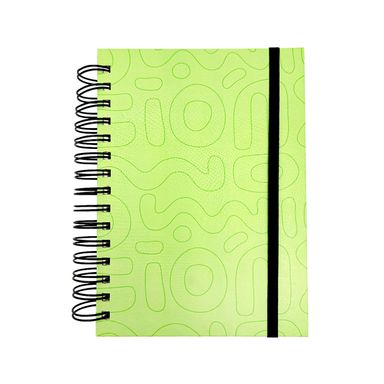 Cuaderno A5 con banda 100 hojas serie black & white -  Black & White