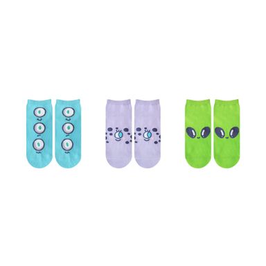 Medias infantiles miniso by vania bachur alien 3 pares edad 7 a 9 años -  Vania Bachur