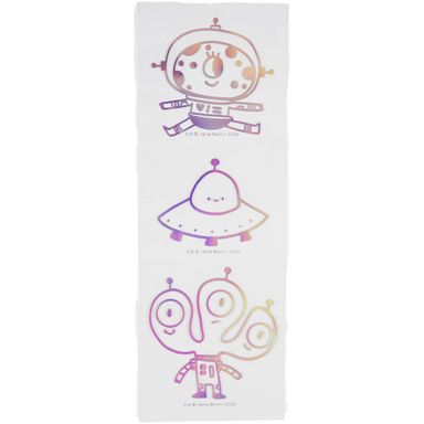 Stickers metálicos 2 hojas b serie vb alien -  Vania Bachur