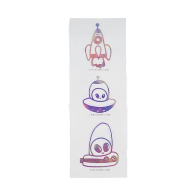 Stickers metálicos 2 hojas d serie vb alien -  Vania Bachur