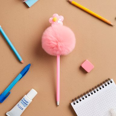 Lapicero deslumbrante flower angel series 0.7 mm tinta negra -  Miniso