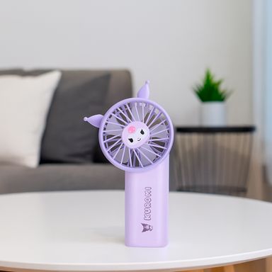 Ventilador de mano kuromi 1800m morado  -  Sanrio