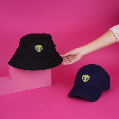 Gorra de béisbol miniso by vania bachur alien negro -  Vania Bachur