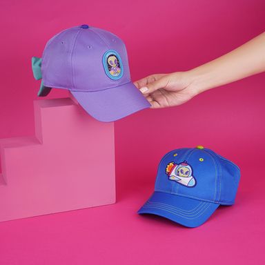 Gorra de béisbol infantil miniso by vania bachur alien morado -  Vania Bachur