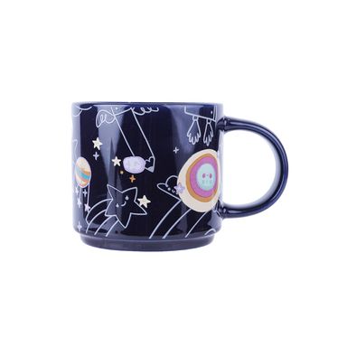 Taza de cerámica con asa de la colección vb alien de 400 ml alien -  Vania Bachur