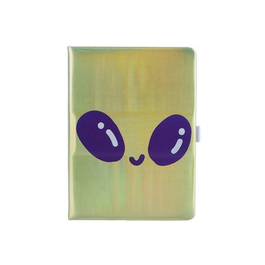 Libreta tapa dura holográfico A5 80 hojas serie vb alien -  Vania Bachur