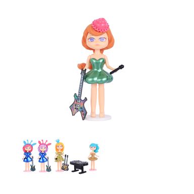 Muñeca de banda de musica femenina 6 modelos surtidos -  Miniso
