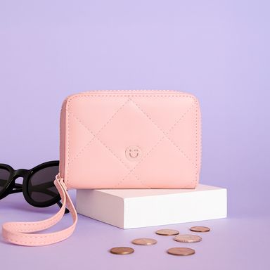 Tarjetero ultra solf minimalism metalasse rosa -  Miniso