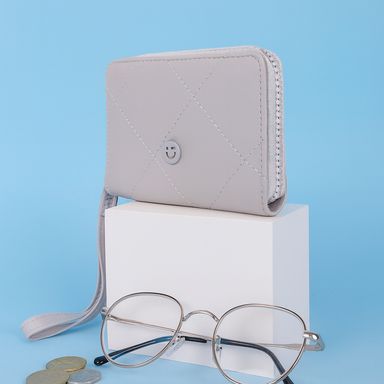 Tarjetero ultra solf minimalism metalasse gris -  Miniso