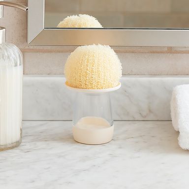 Bola limpiadora de estilo simple con dispensador de jabón (beige) -  Miniso