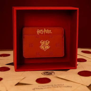 Tarjetero colección harry potter monograma café -  Harry Potter
