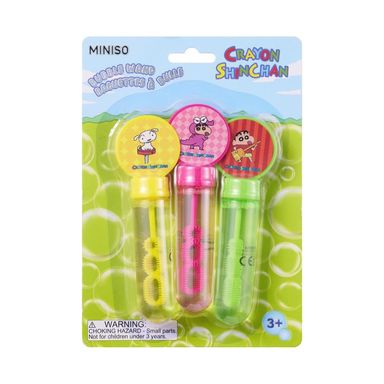 Mini varita de burbujas 3 uds serie crayon shinchan -  Crayon Shinchan