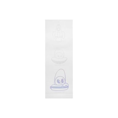 Stickers metálicos 2 hojas serie vb alien -  Vania Bachur