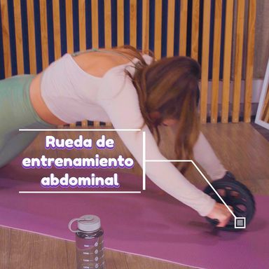 Rodillo de ejercicio abdominal sintético lila -  Miniso