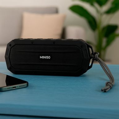 Parlante inalámbrico sintético negra 17.5x4.5x7.7 cm -  Miniso