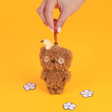 Llavero felpa café 17 cm osito tim minions -  Minions