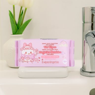 Paquete mini toallitas húmedas ufufy 14x15 cm 8 piezas disney -  Disney